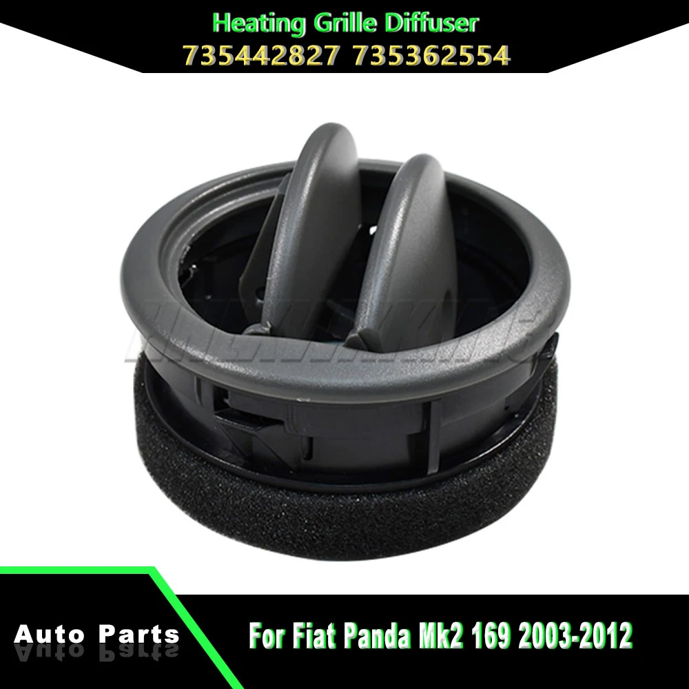 

For Fiat Panda Mk2 169 2003-2012 735442827 735362554 Car Heating Grille Diffuser Dashboard Air Vent Nozzle