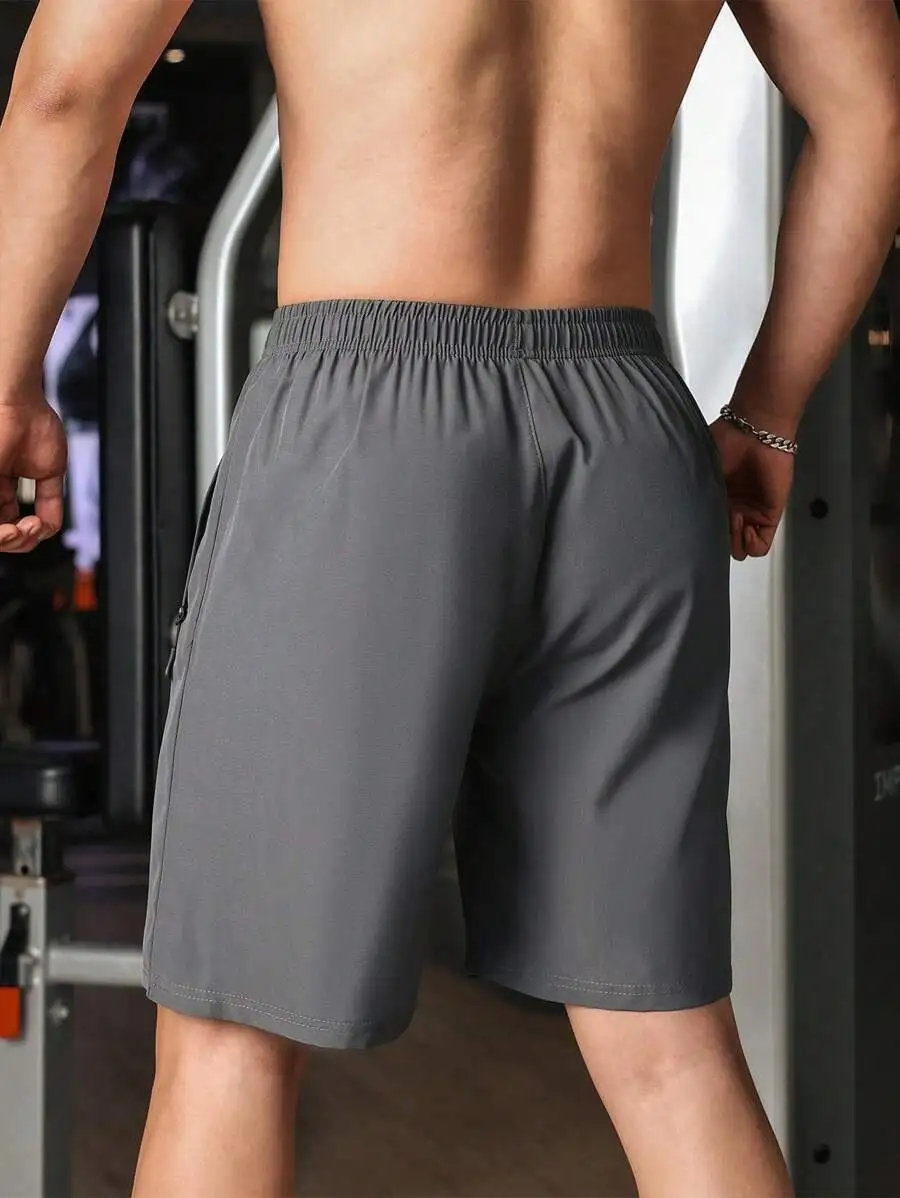 

Mens Solid Quick-Drying Casual Sports Shorts