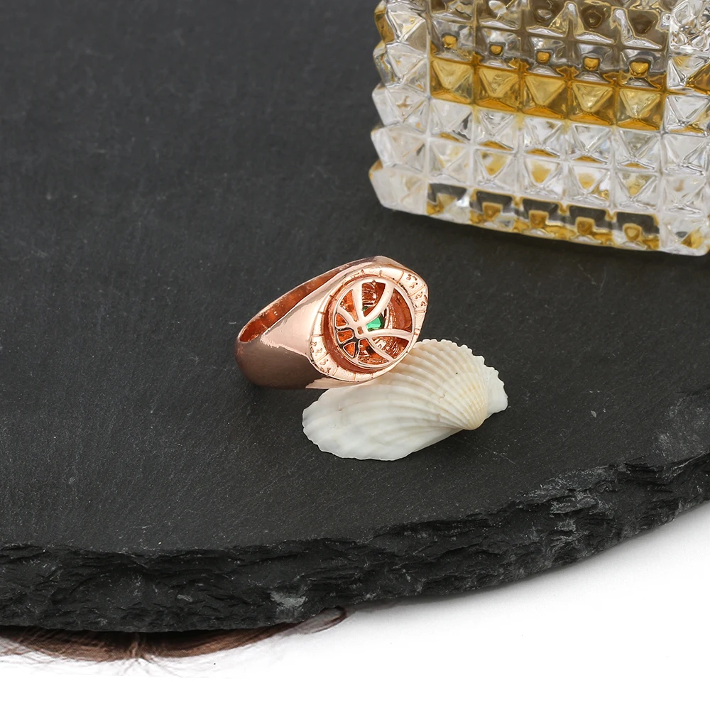 أعجوبة المنتقمون العين من عصابة Agamotto للرجال ، طبيب غريب ، خارقة تأثيري ، الإبداع ، شخصية المجوهرات ، خواتم الهدايا #5