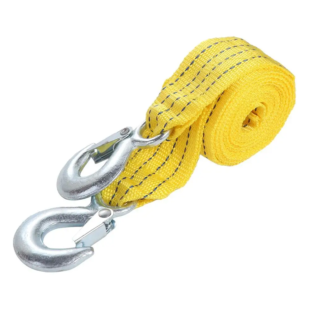 

Heavy Duty Car Tow Cable 3M 4M 3 Ton 5 Ton Emergency Steel Cable Towing Strap Durable Nylon Car Rescue Tool Car Accessories