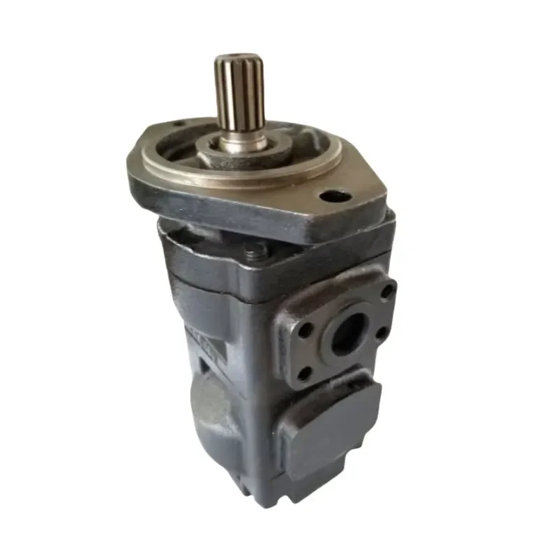 High Pressure Dual Gear Pump Assembly 332F9029 Compatible With Engineering Loader Models 3C 3CX 4CX Hydraulic Power Unit
