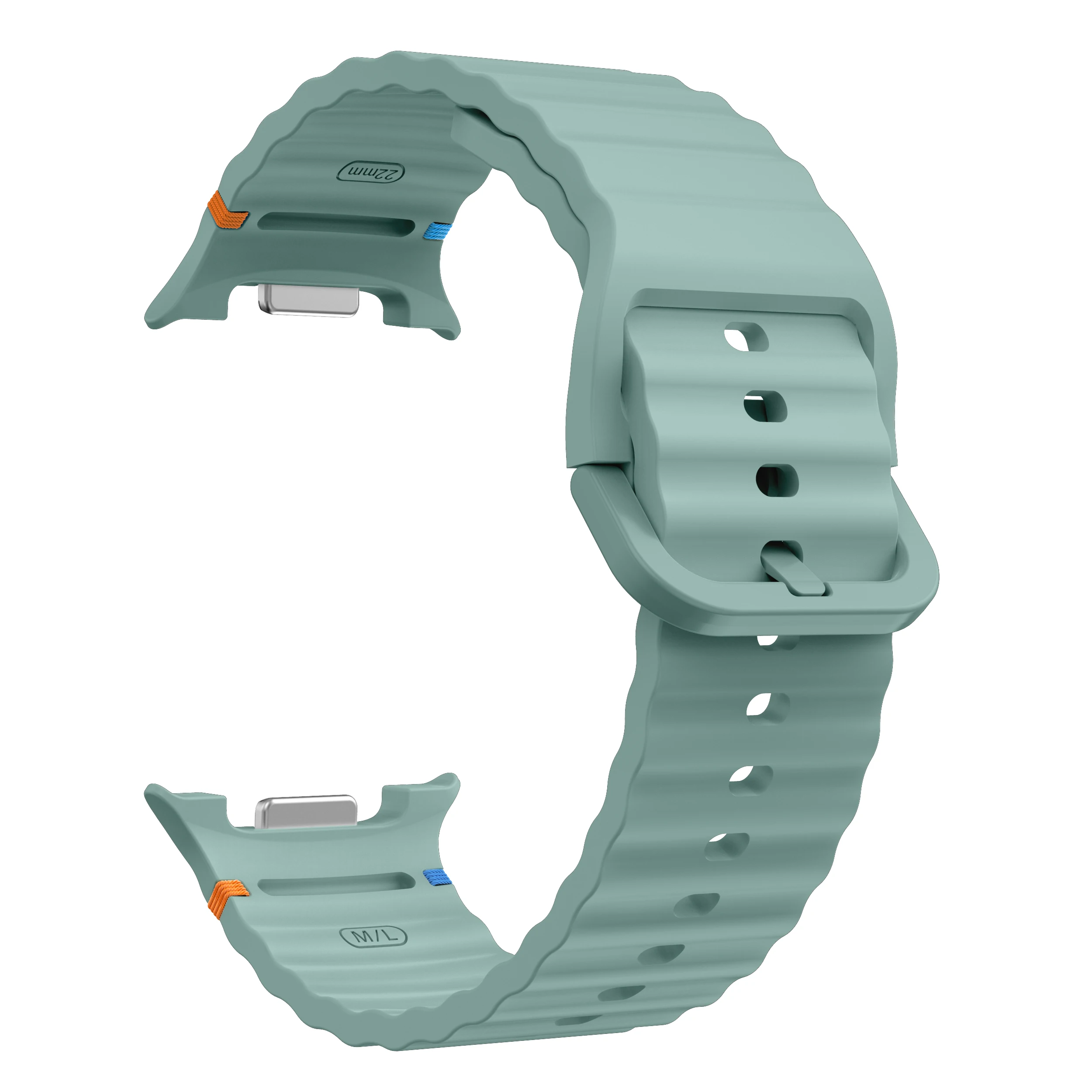 Original Band for Samsung Galaxy Watch 8 strap 44mm 40mm sport Silicone No gaps Bracelet correa Galaxy Watch8 8 classic bands image 4
