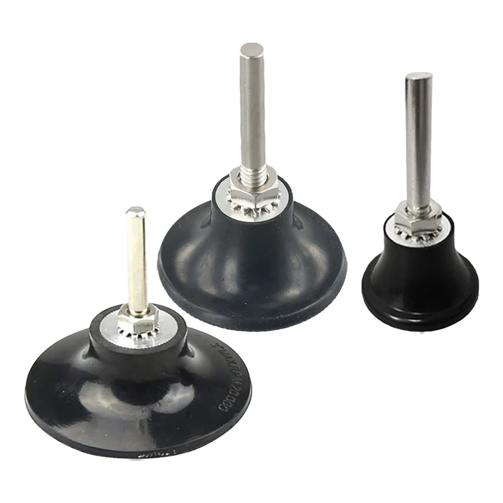 Replacement Sanding Disc Pad Holder 3pcs Rubber Tool for 1 5inch 2inch and 3inch Discs Compatible with Various Grinders