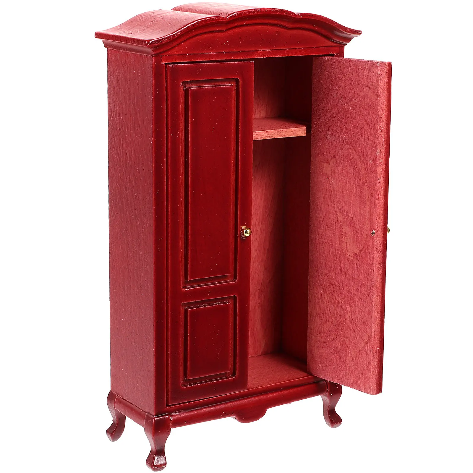 

Miniature Wooden Wardrobe Bedroom Scene Decoration Mini Wood Closet Tiny Wardrobe Micro Scene Mini Furniture Miniature Furniture