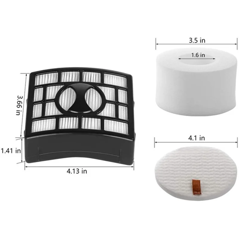 

Hot Selling 2X NV680 Filter For Shark Rotator Powered Lift-Away Speed Vacuum, For Shark NV681 NV800UK NV800 NV801 NZ801 UV810 AX