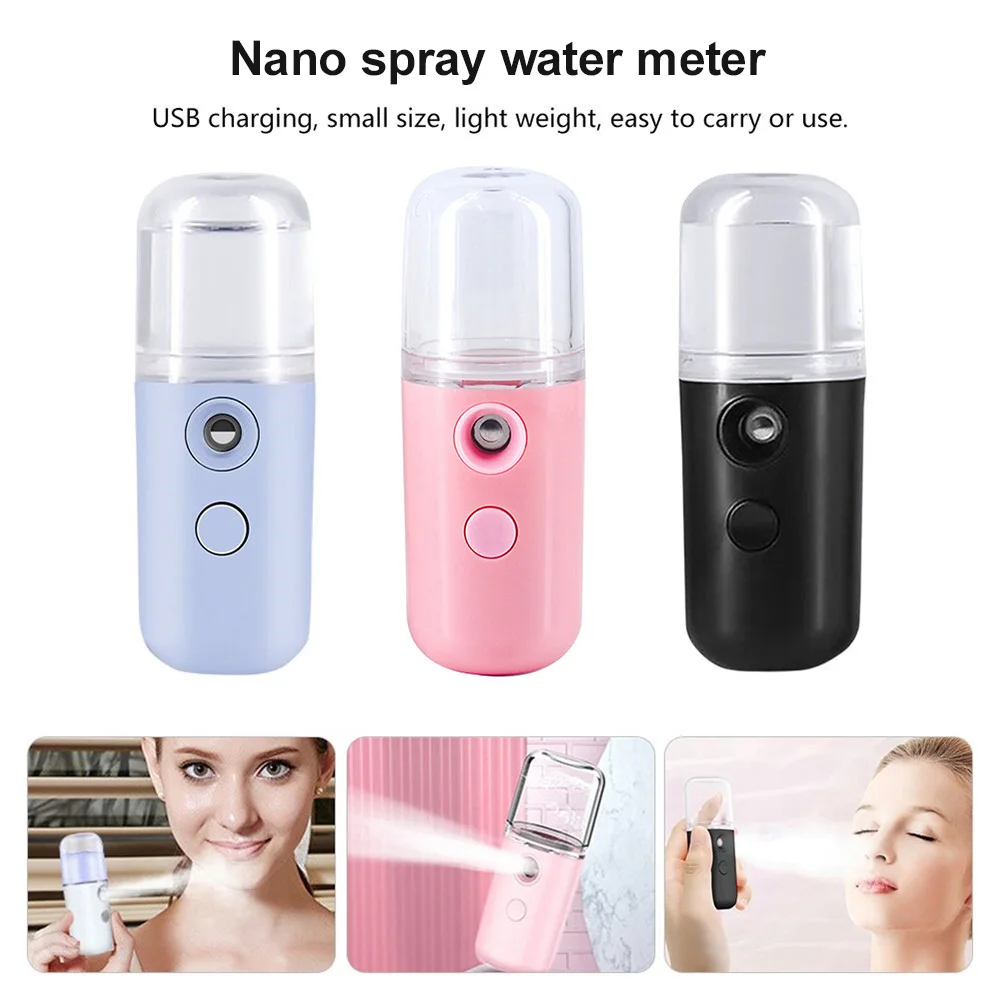 Nano Facial Sprayer USB Nebulizer Face Steamer Humidifier Hydrating  Wrinkle Women Beauty Skin Care Tools Sanitizer