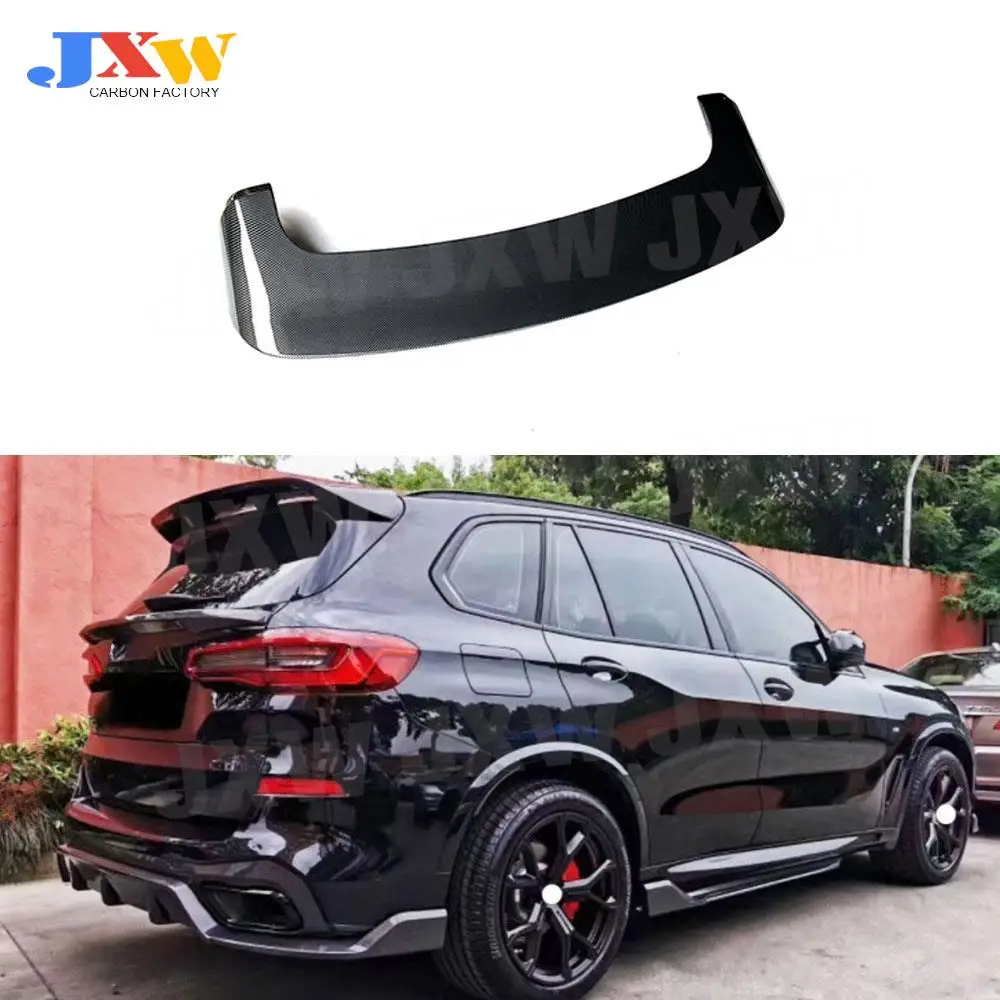 

High Quality ABS Gloss Black/Carbon Look Rear Roof Spoiler Wing For BMW X5 G05 2019+