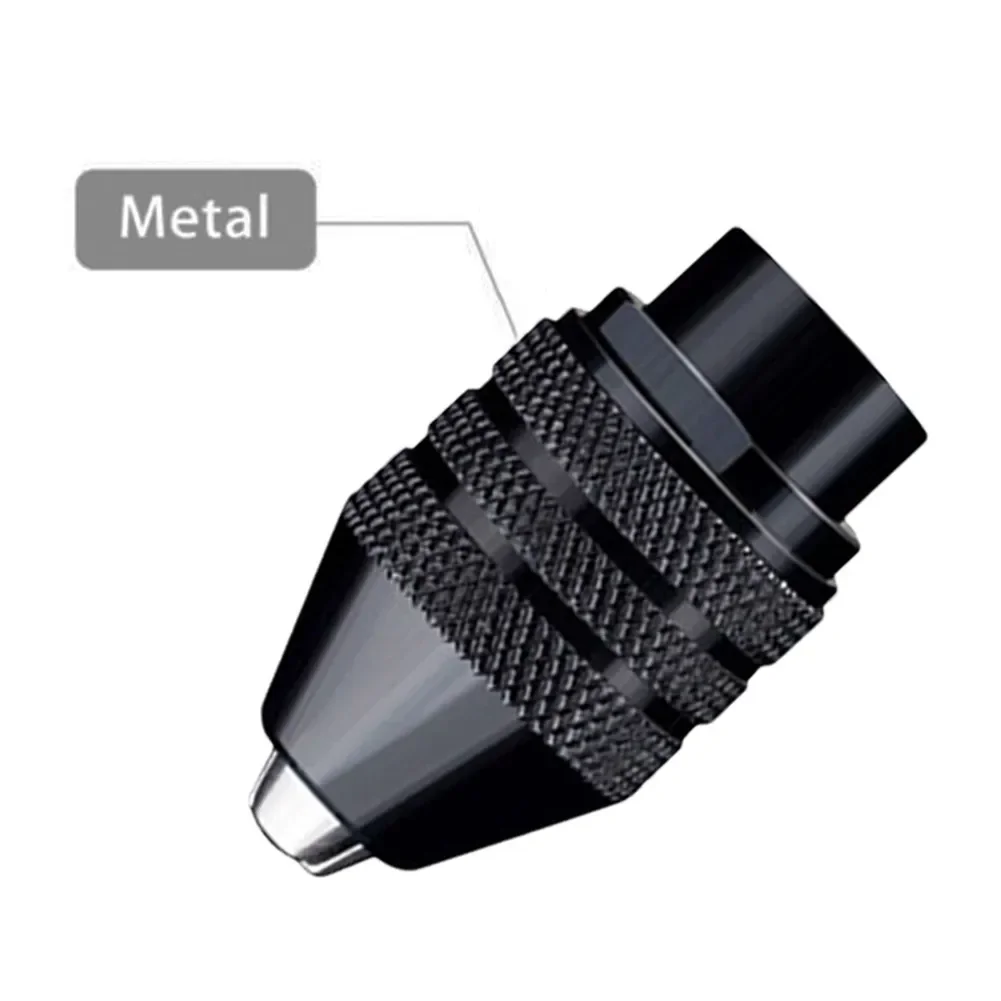 Black Chuck Converter Drill Drill bit For 4486 Rotary Tool For Rotary Tool Keyless Metal Spare Tool Attachment