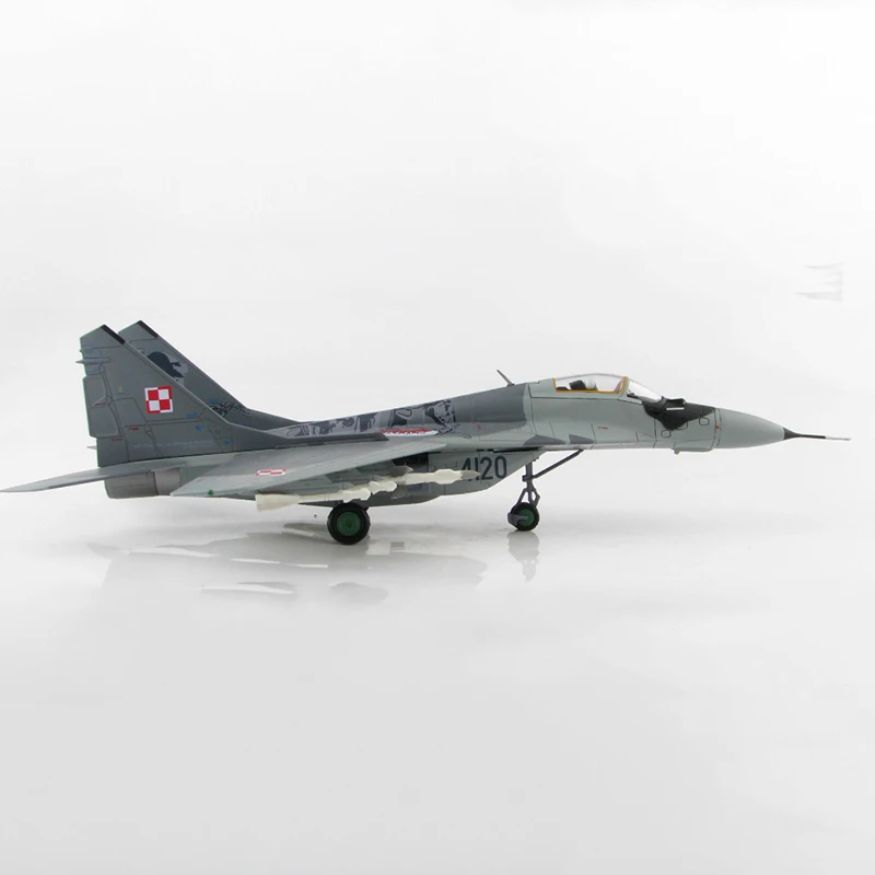 Diecast 1:72 Scale HA6502 Polish Air Force MIG-29A fulcrum fighter MIG 29 alloy finished aircraft model Souvenir Gifts For Adult