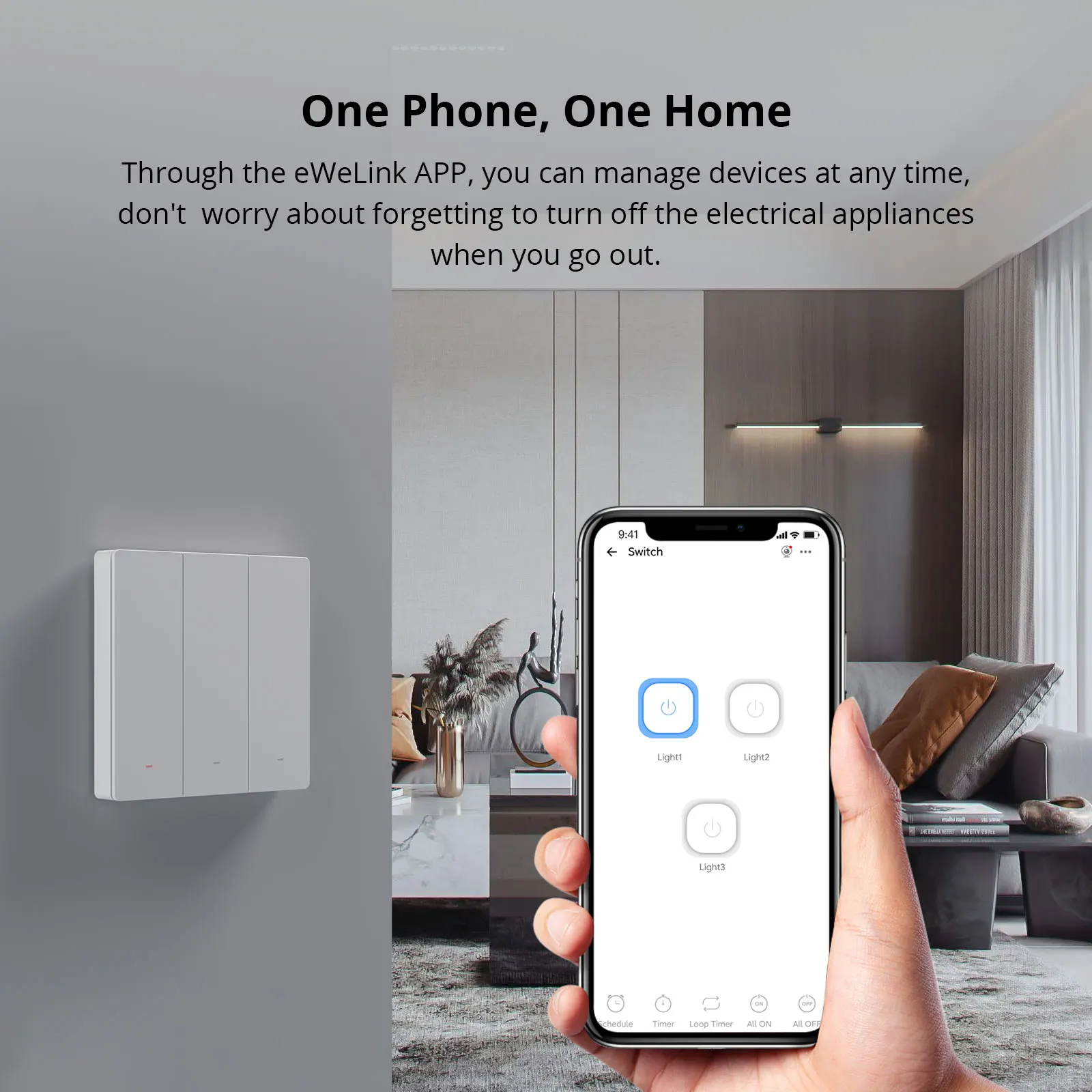 SONOFF SwitchMan Smart Wall Switch-M5 Matter 80/86/120 Type Switch Smart Home Wall Switch Support Ewelink Alexa Google