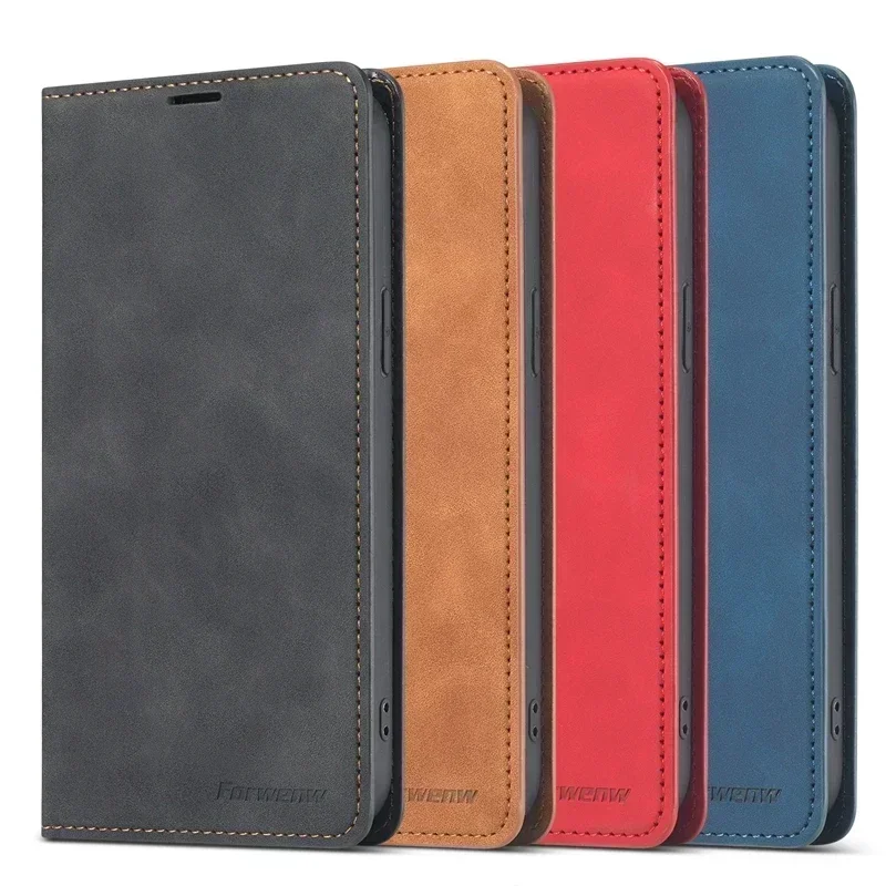 Leather Flip Wallet Case For Redmi Note 12 5G 22111317I Case on For Xiaomi Redmi Note 12 Redmi 12 12C Note 12Pro Plus 12S Covers