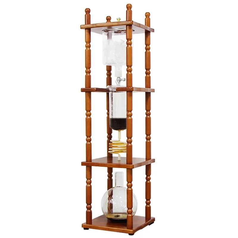 Commercial Cold Brew Coffee Drip Tower, Large 25 Cup Capacity Coffee Maker With Hand Blown Glass