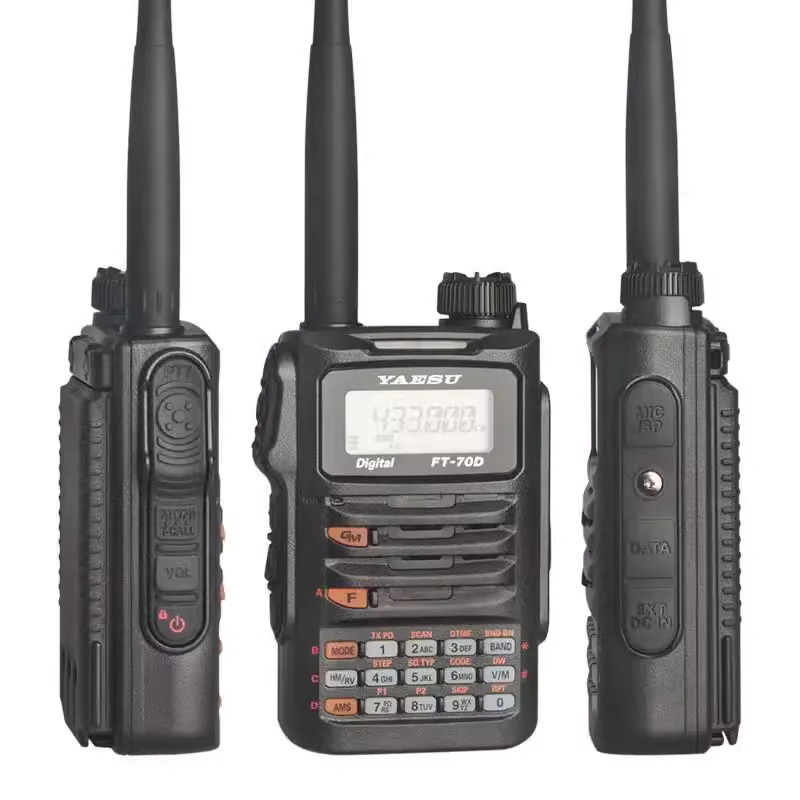 Yaesu Original Nouveau FT-70DR 70D C4FM/FM double fréquence numérique portable radio walperforé talperforé jambon