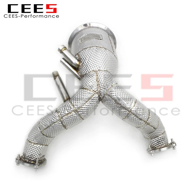 

CEES Exhaust Downpipe for Porsche Cayenne COUPE 3.0T 2019-2023 Downpipe Stainless steel Exhaust Pipe