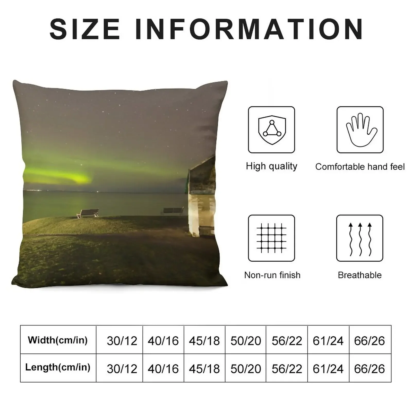 Aurora Borealis ,Nairn,Highlands of Scotland Throw Pillow Pillowcase Bed pillowcases pillow