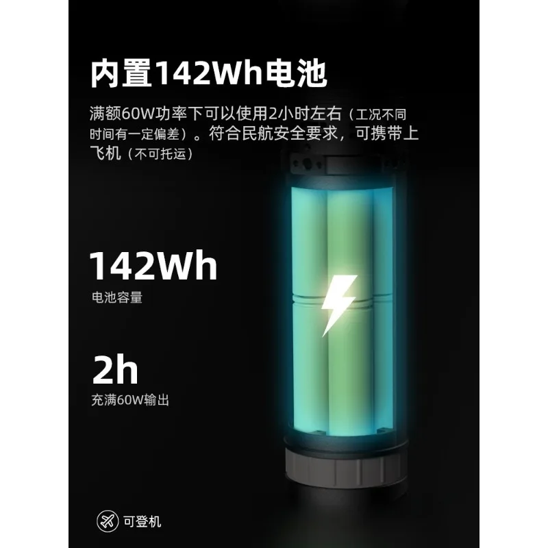 GC60 مصباح يدوي للفيلم والتلفزيون درجة حرارة اللون المفرد والمزدوج 60 وات ضوء ناعم للتصوير الفوتوغرافي ضوء الاستوديو المحمول #2