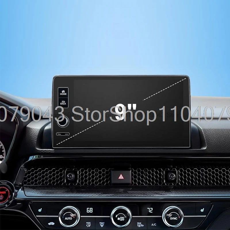 Tempered glass protector film For Honda CR-V EX-L Sport Touring Pilot HRV Civic 2023 2024 9inch car LCD gps Navigation Screen