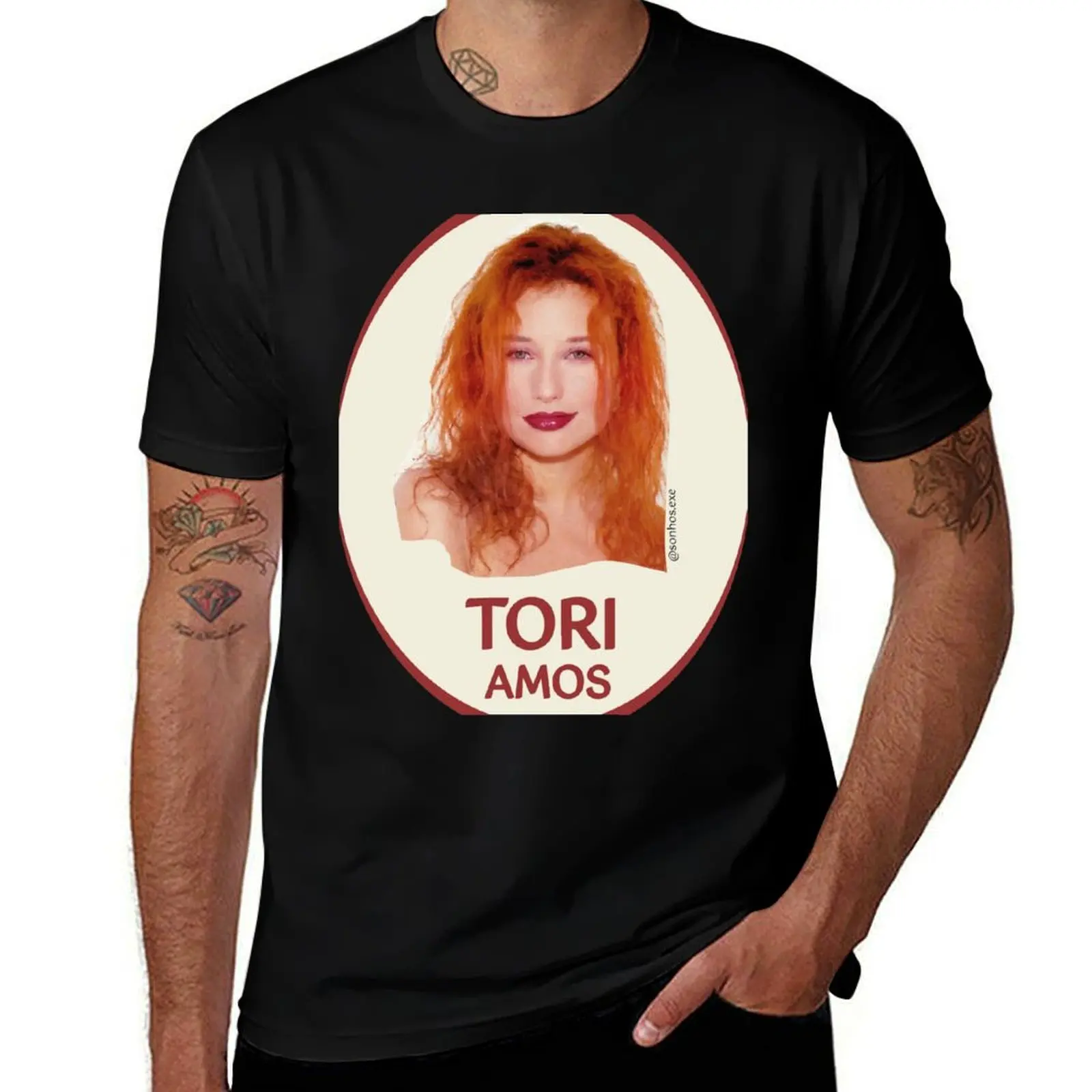 

shirts vintage for T-Shirt graphic Cameo Tori Antique casual t man man t shirt Amos Simple - T-Shirt