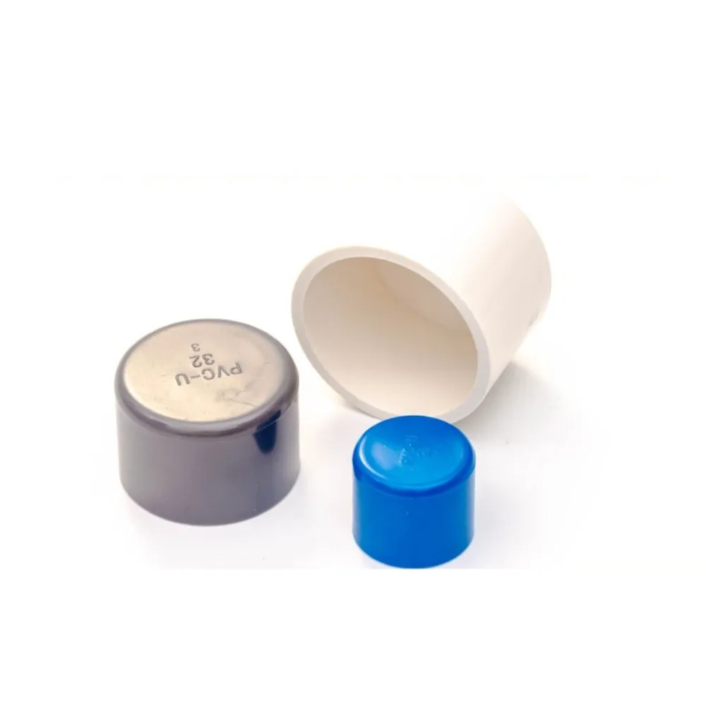 

PVC Water Supply Pipe End Plug Connector Plastic End Cap Fittings Irrigation System Watering White Parts 1~5pcs Size 20~110mm