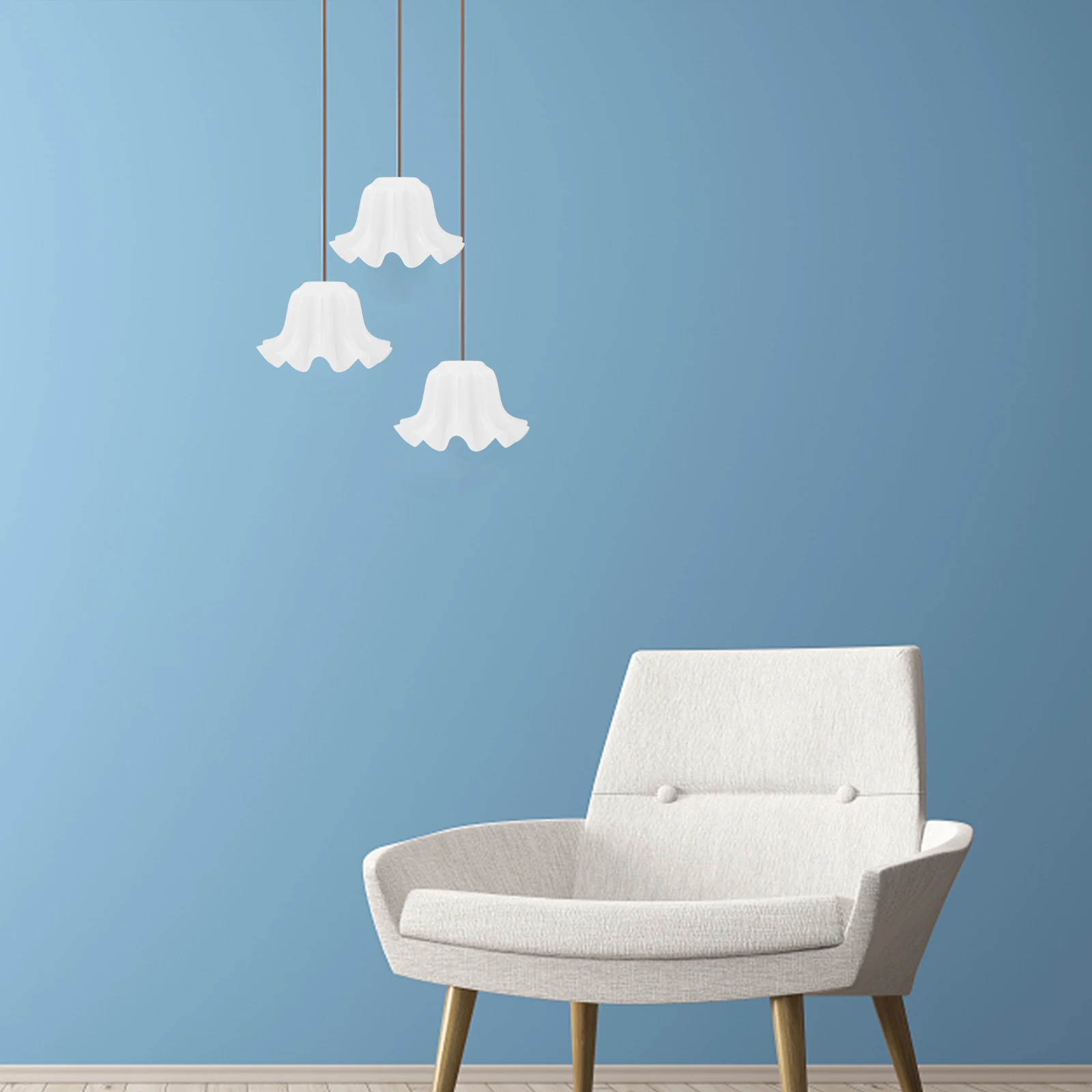 

Flower Shaped Acrylic Lamp Shade Hanging Light Cover Ceiling Lamp Shade Replacement Decorative Lampshade for Bedroom Living Room