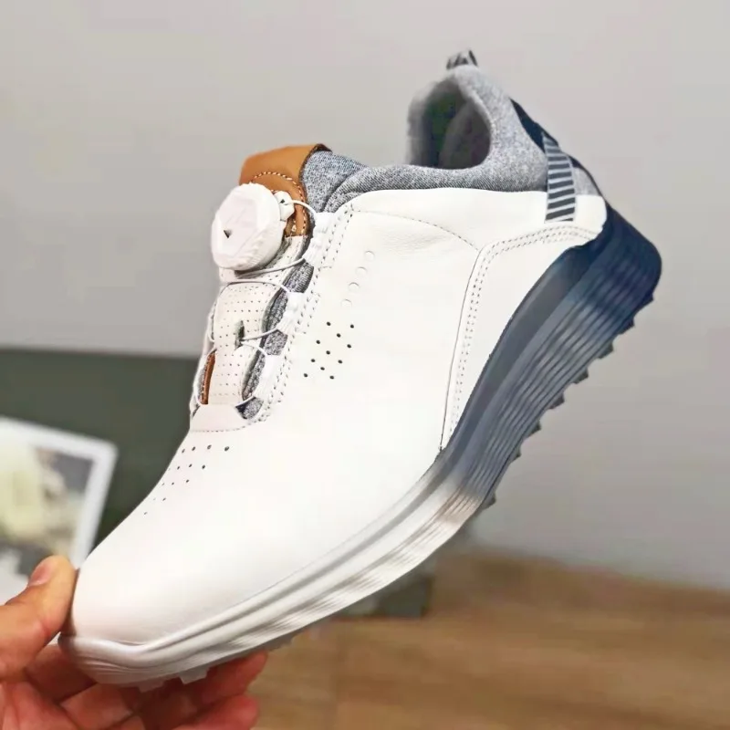 New Women Golf Shoes Leather Ladies Golfers Shoes Light Weight Walking Casual Fashion Sneakers