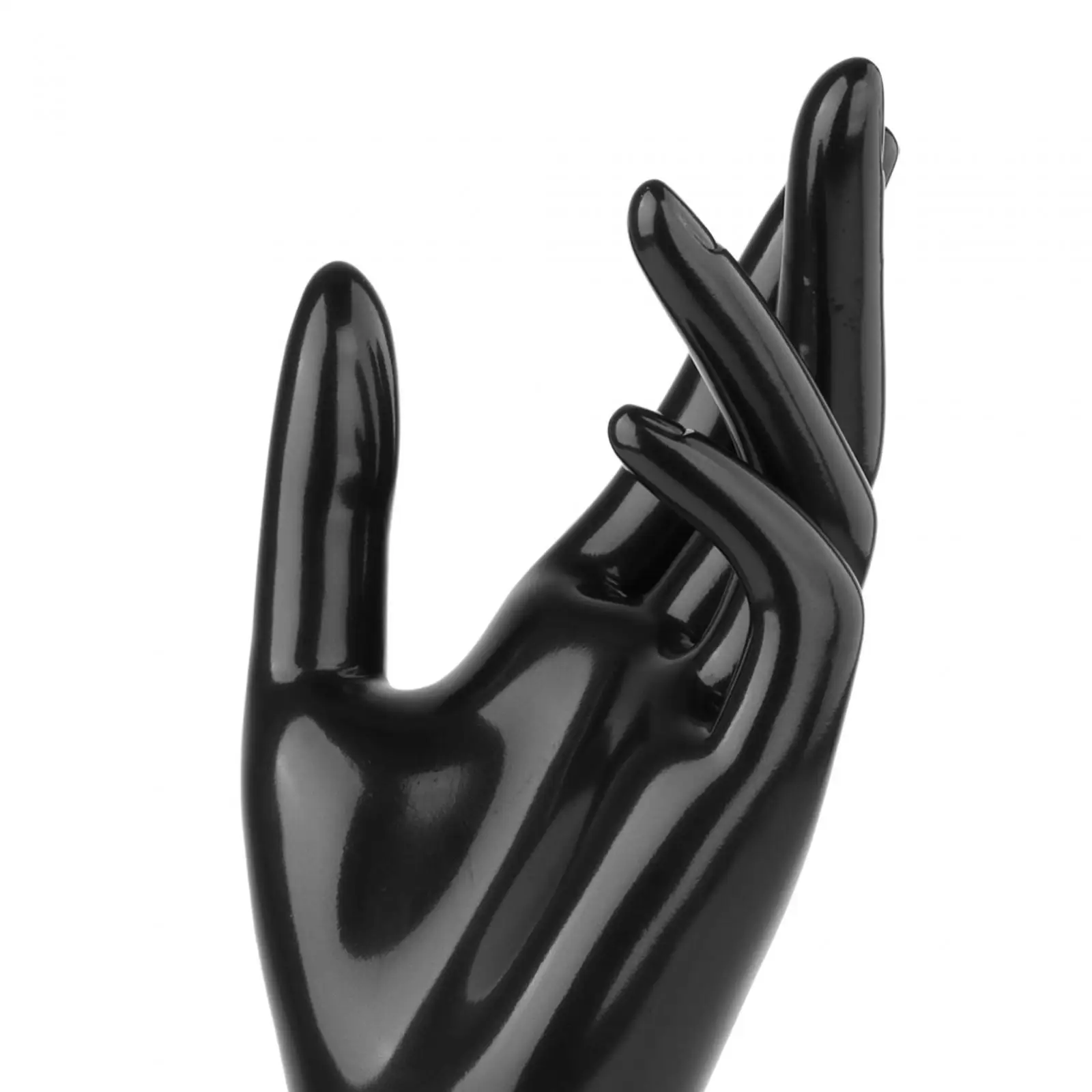 Female Mannequin Hand Left Ring Holder Jewelry Display Holder Necklace Ring Display Stand for Photograph Props Stores Shops Home