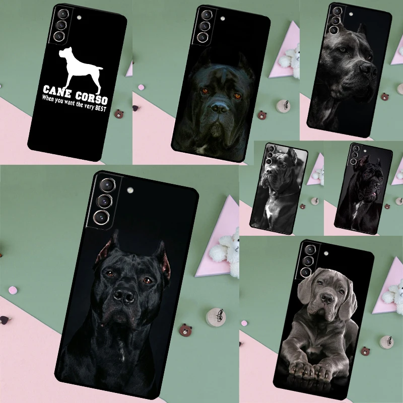 Italian Cane Corso Mastiff Dogs Case Phone Cover For Samsung Galaxy S23 S22 Ultra Note 20 S8 S9 S10 Note 10 Plus S20 S21 FE