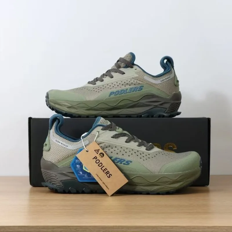 Professional Trail Running Shoes Mesh Breathable Running Shoes Comfortable Walking Jogging Shoes Hard-Wearing Gym Outdoor Shoe