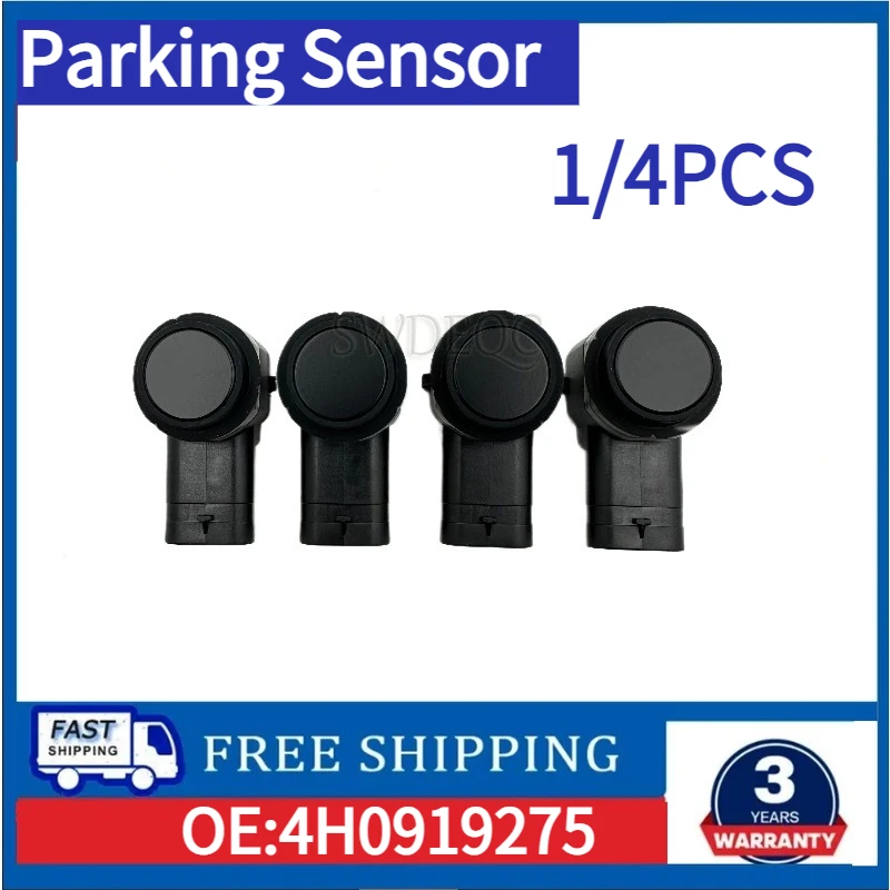 1/4pcs 4H0919275 PDC Car Parking Sensors Car Accessories For Audi A4 A5 Q3 S4 S5 Q7 S8 VW Volkswagen CC Golf Passat Seat Altea