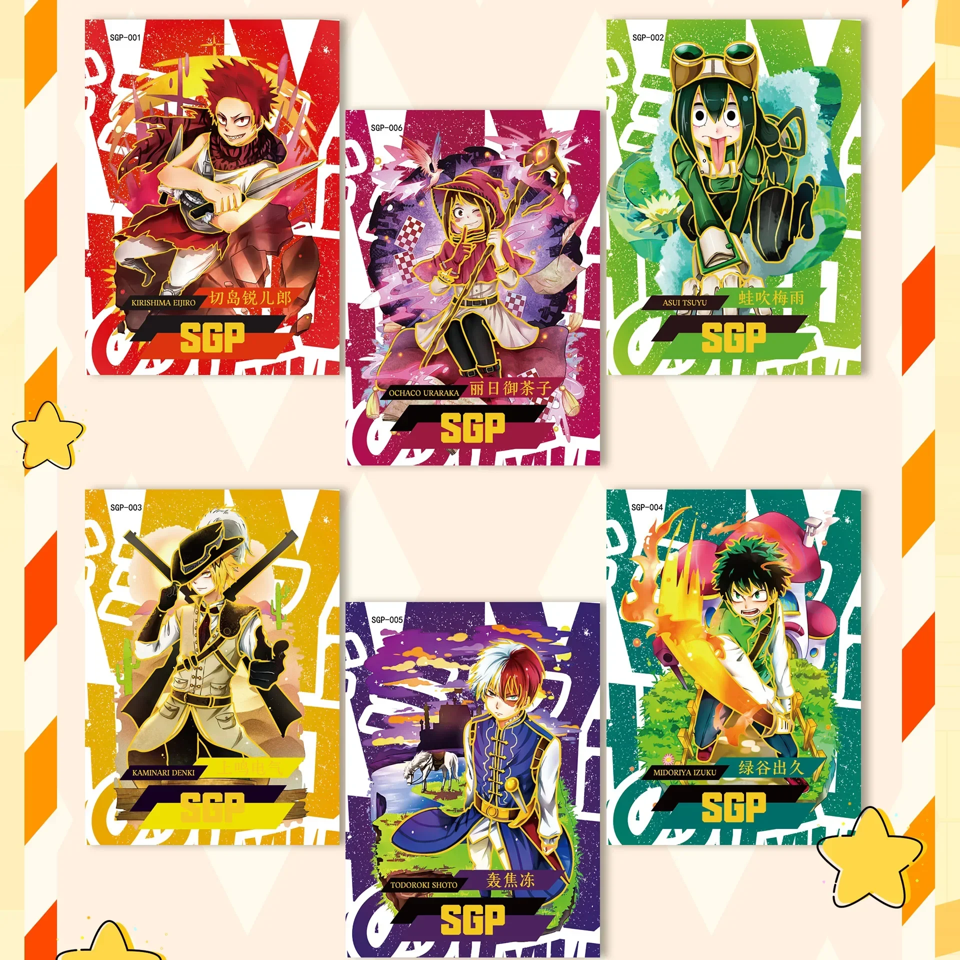 My Hero Academia Collection Cards - 13 Packs, Flash Cards, 100% New
