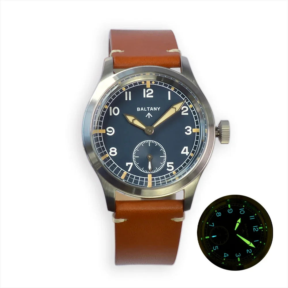 2023 Baltany The D12 Minitary Watch Vintage Stainless Steel VD78 Quartz Movement 200M Waterproof Sub-second Field Reloj Hombre