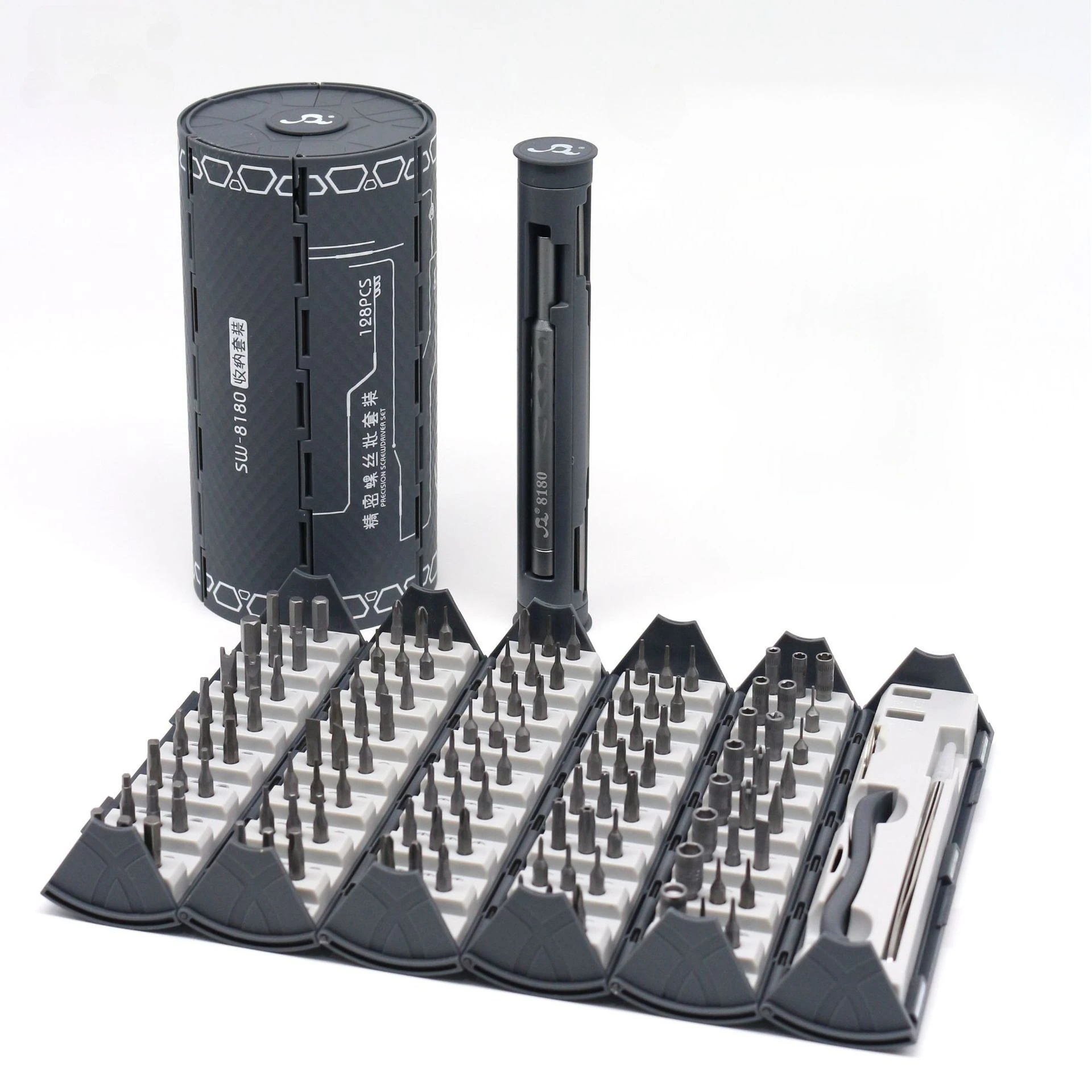 

Набор прецизионных отверток 120, многофункциональный бытовой инструмент для разборки, тип барабана, комбинированная головка для хранения и обслуживания