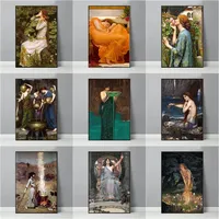 Boreas by John William Waterhouse Woman Circe Invidiosa Poster Print Wall Art Canvas Painting Pictures Living Room Home Decor