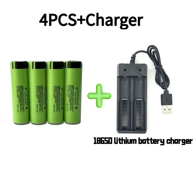 2024 100% Rechargeable lithium battery 18650 Battery 3.7V 3400mAh 34B pour lamp de poche chargeur USB original new NCR18650B