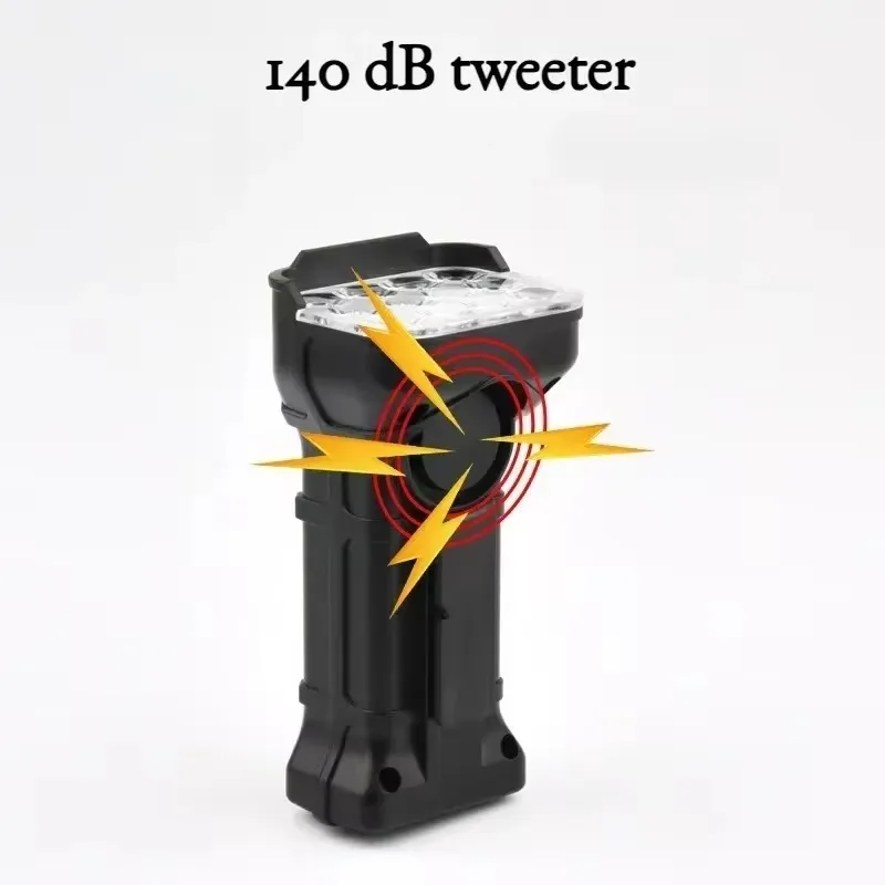 Bicycle Headlights with Horn 12 LED Bicycle Front Flashlight 140dB Loudly Speakers USB Rechargeable Waterproof Bike Lamp Bells - view 3