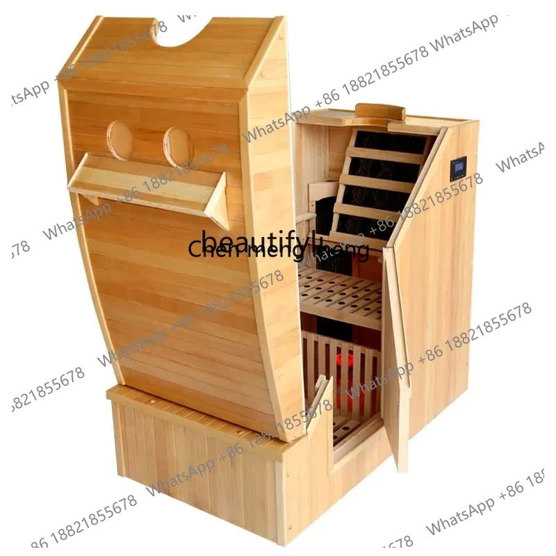

ss 26 Sauna Machine Household Far Infrared Mini Steaming Room Tourmaline Sauna Sweating Barrel Energy Health Warehouse