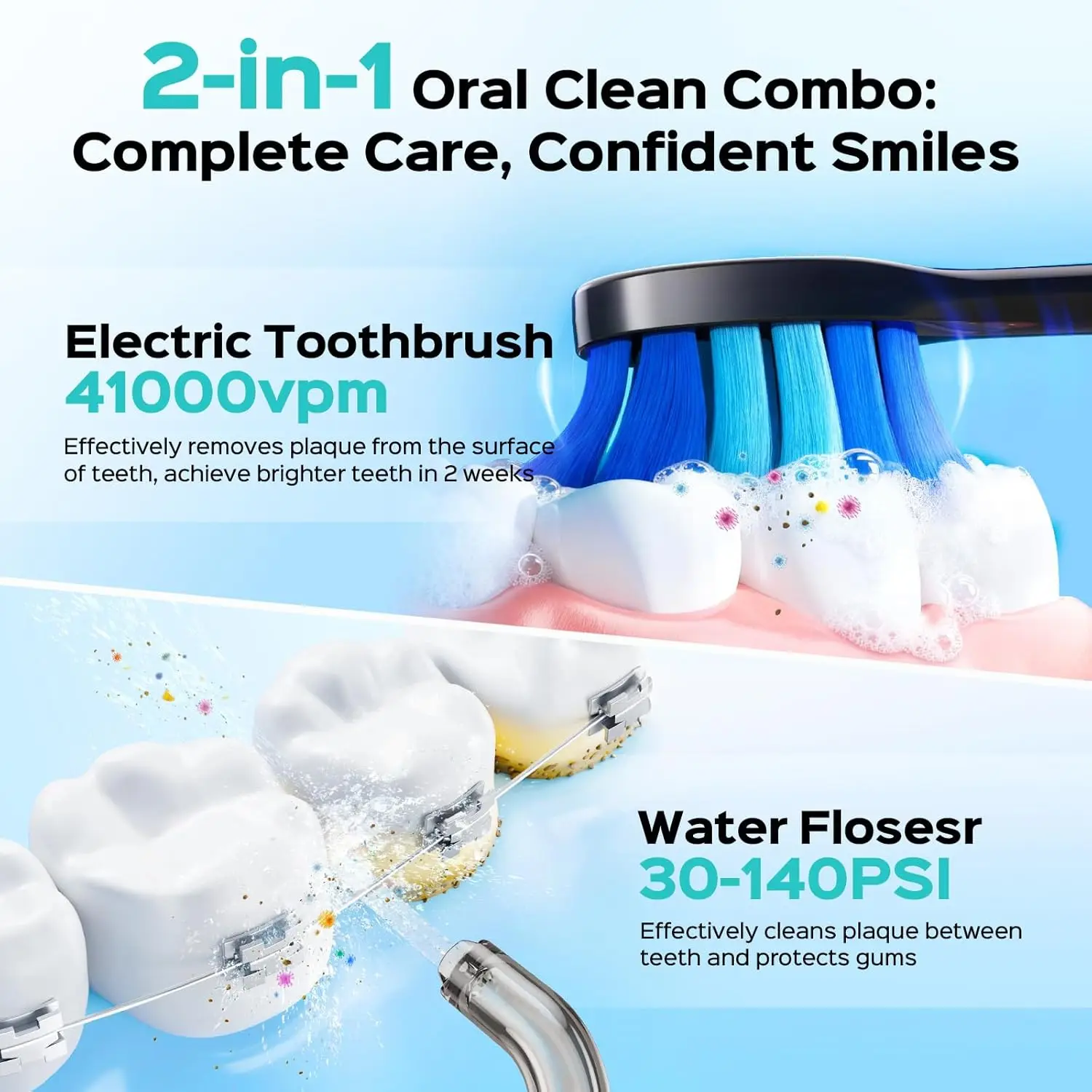 2-in-1 Electric Toothbrush Flosser 3