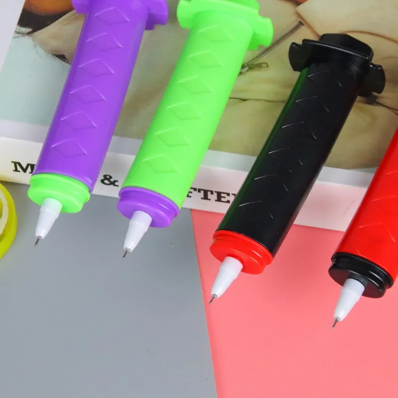 4 Pieces Stationery Office Creative Sword Gel Pen School Supply Handle Gift Weapon Vintage