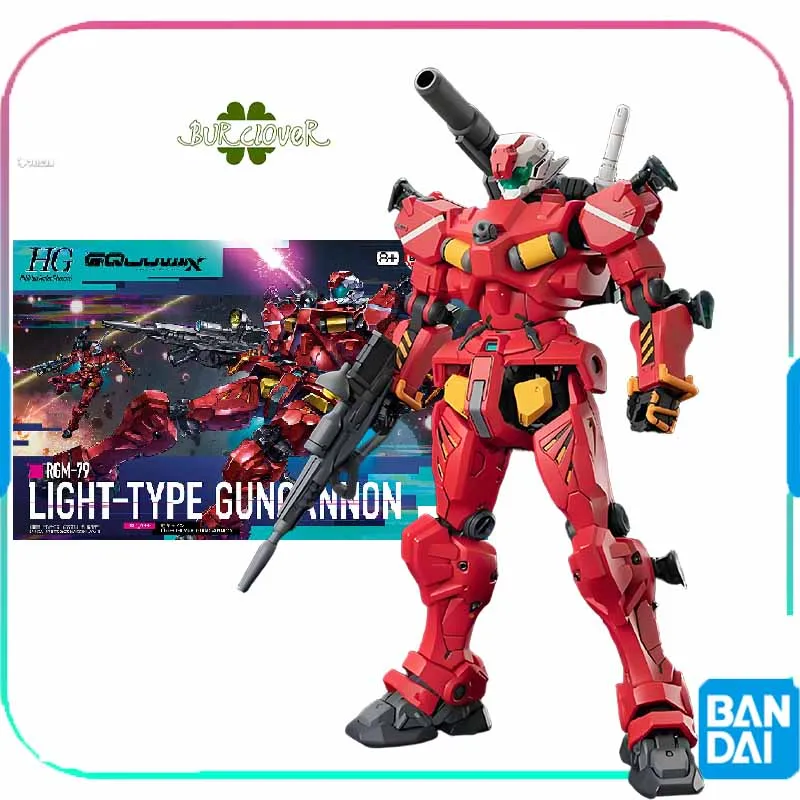 

Bandai Original GUNDAM HG Series Gundam GQuuuuuuX RGM-79 LIGHT-TYPE GUNCANNON Аниме Фигурка Сборная модель игрушки
