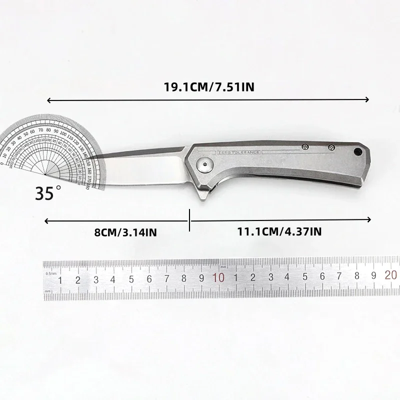 ZT 0808 Folding Knife D2 Blade 420 stainless steel Ball Bearing portable pocket knives multifunctional tools