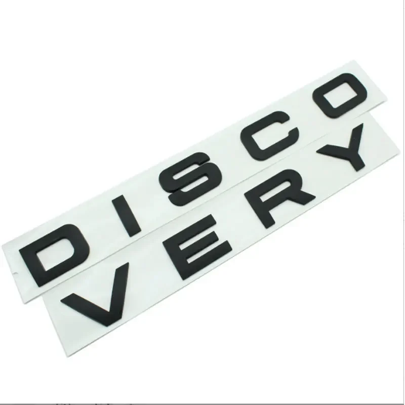 DISCOVERY Letter logo car stickers for Land Rover Discovery engine hood cover badge refit accessories rear trunk decorate label