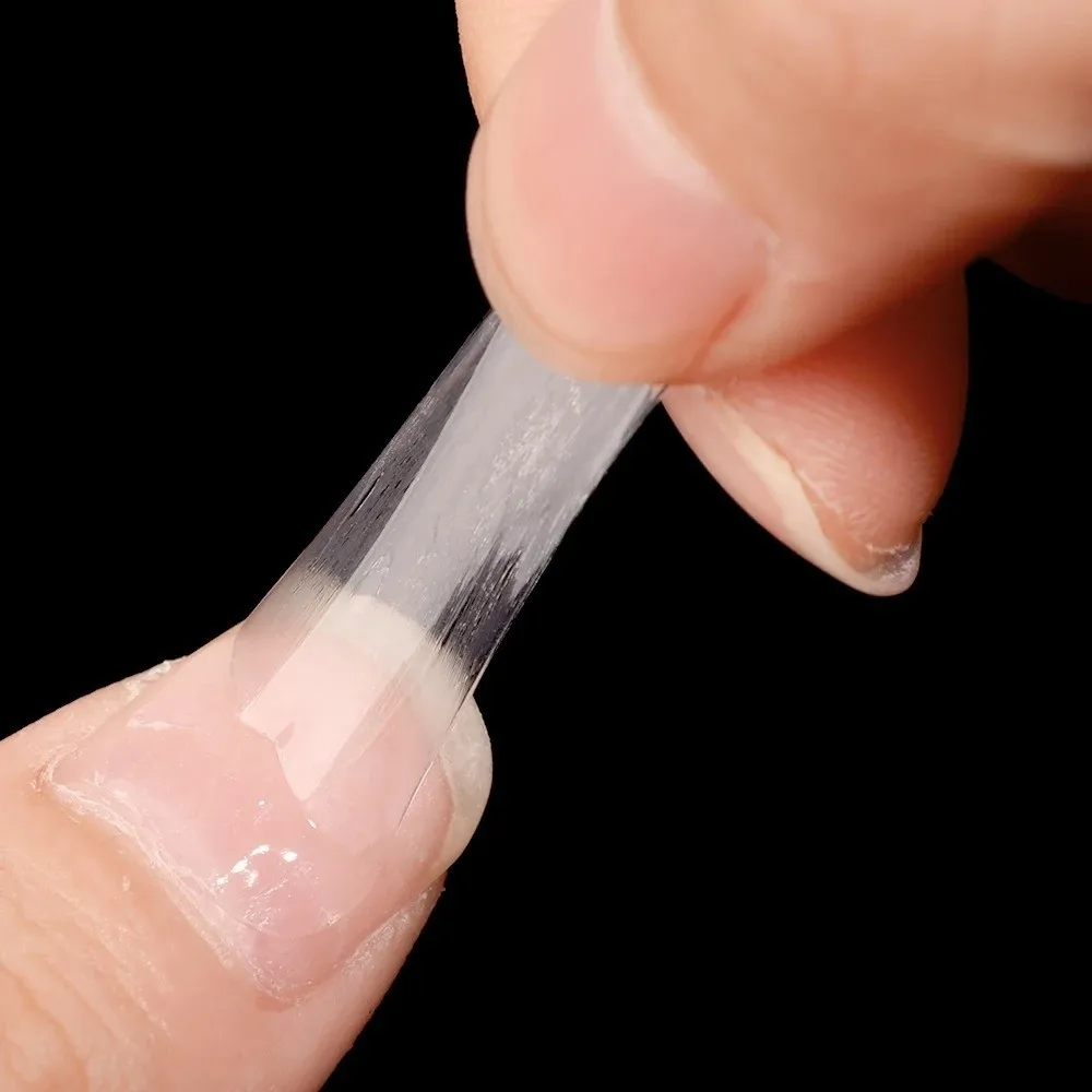 New Transparent Nail Jelly Glue Self Adhesive DIY Double Sided Stickers Waterproof False Nail UV Jelly Nail Glue Women