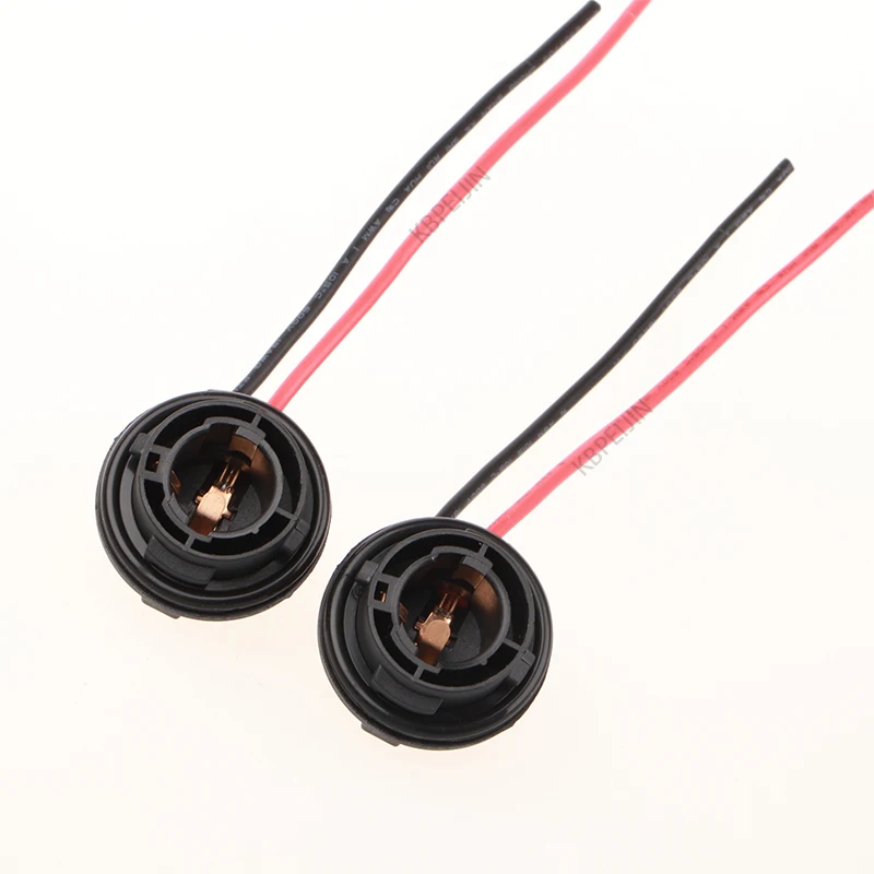 2Pcs Car Light 1156 BAU15S Bulb Socket Adapter For Hyundai Elantra Kia K2 Sportage Plug Connector Accessories
