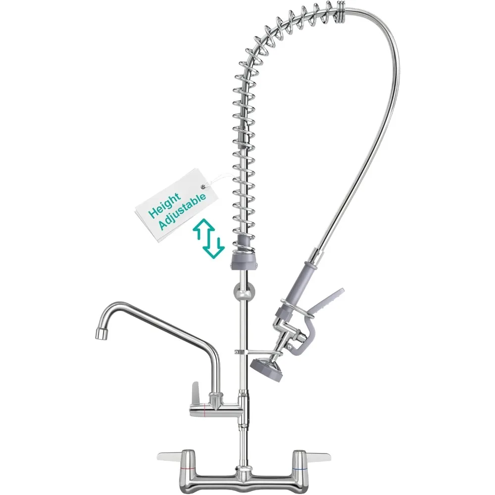 

8 Inch Centerset Commercial Spray Faucet for Restaurant and Industrial Kitchen Sinks