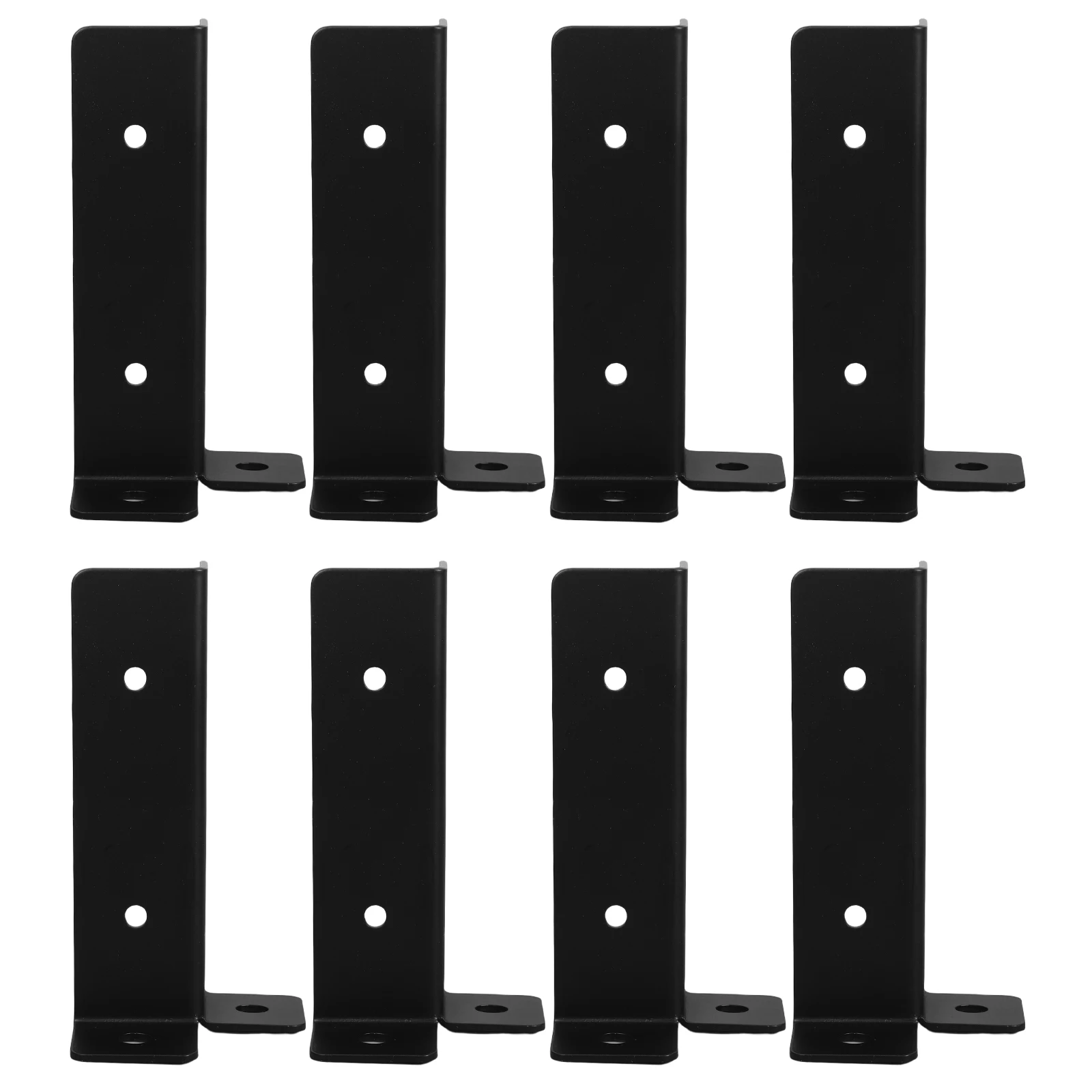 

8pcs Wooden Fence Post Base Anchor Deck Railing Brackets Sturdy Gazebo Support Bracket Outdoor Durable Weather Resistant Easy