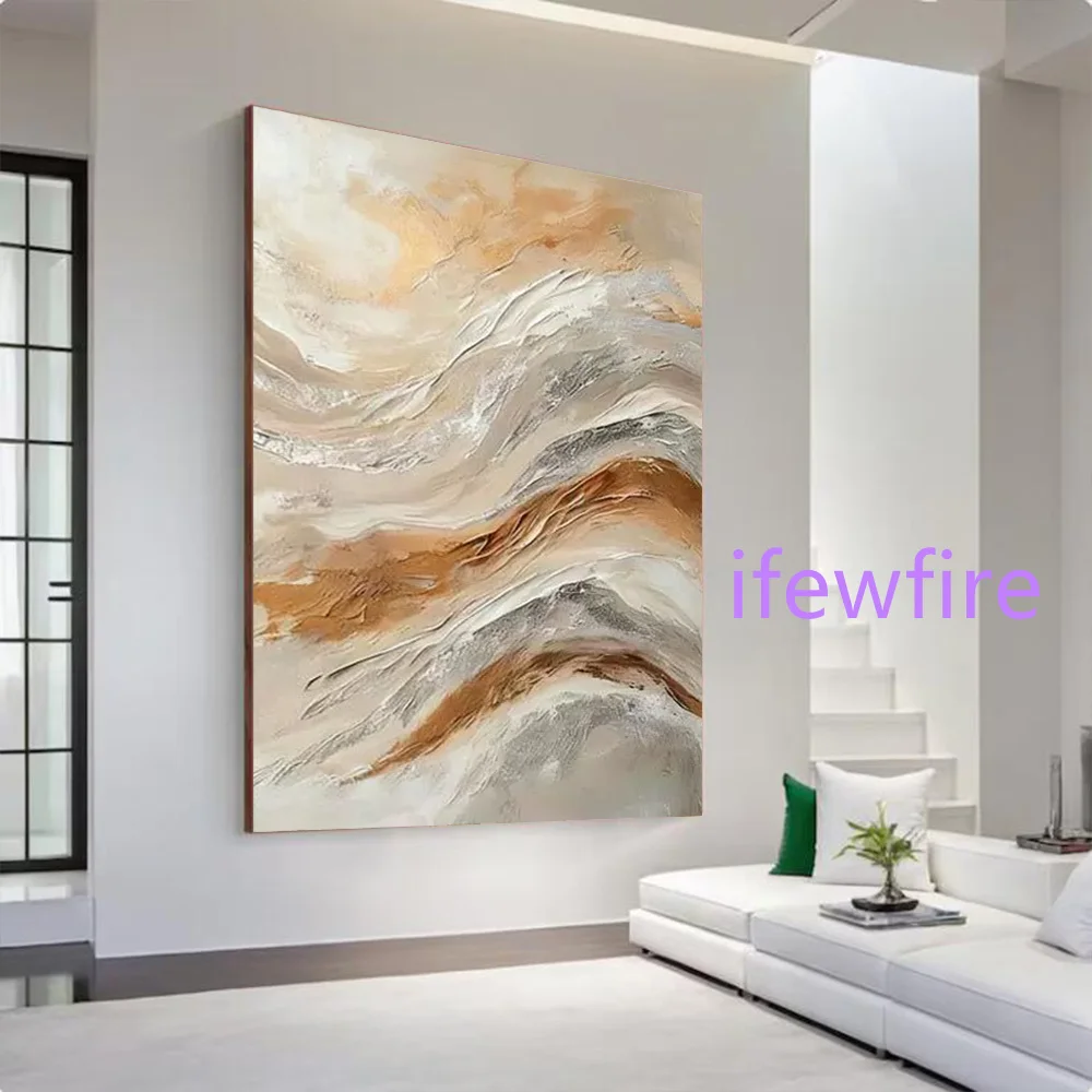 Modern 100% Handmade Abstract Oil Painting on Canvas Original Unique Wall Art Picture for Home Living Room Decor Image Artwork