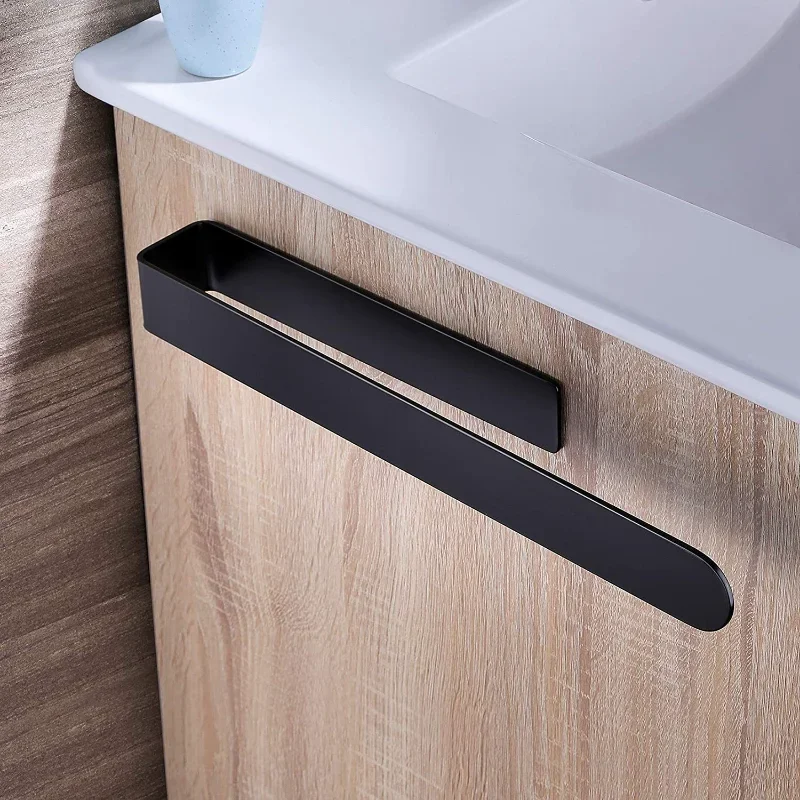 Toallero adhesivo/soporte de toalla de mano, barra de toalla de acero inoxidable 304, toallero sin perforar, soporte de tejido autoadhesivo para Cocina