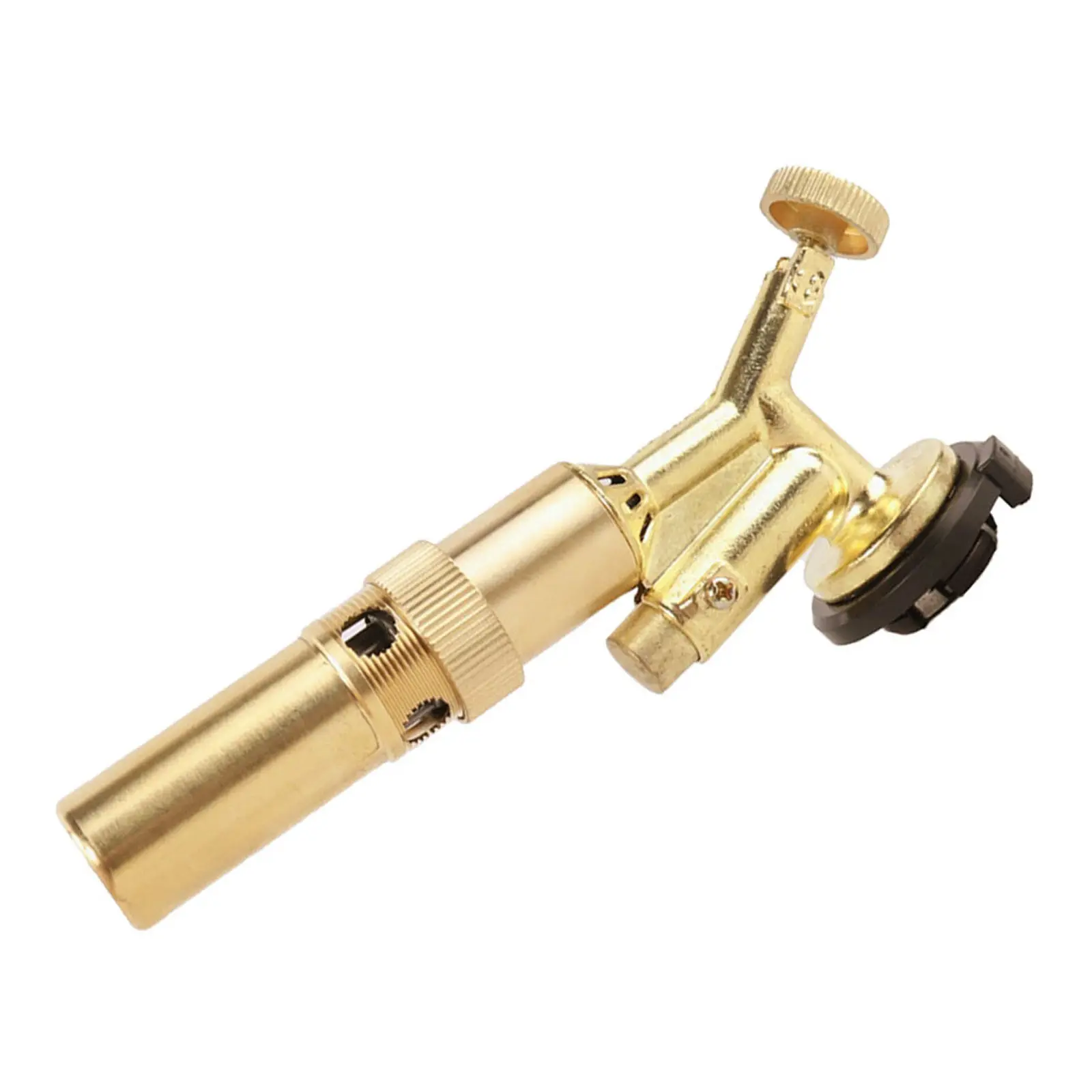 Portable Gas Canister Ignition Torch Head Adjustable for Bbq Kitchen Cooking Torch Head Flame for Camping Stove
