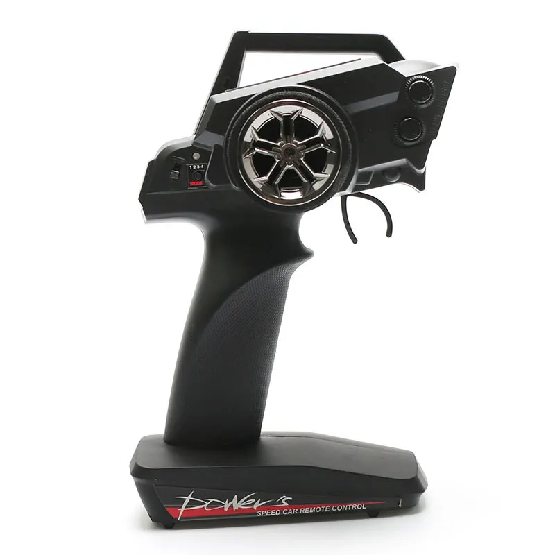 الإصدار الجديد 2.4G 2CH V2 جهاز إرسال لاسلكي للتحكم عن بعد لـ Wltoys 12428 12423 1:12 RC قطع غيار السيارات الزاحفة