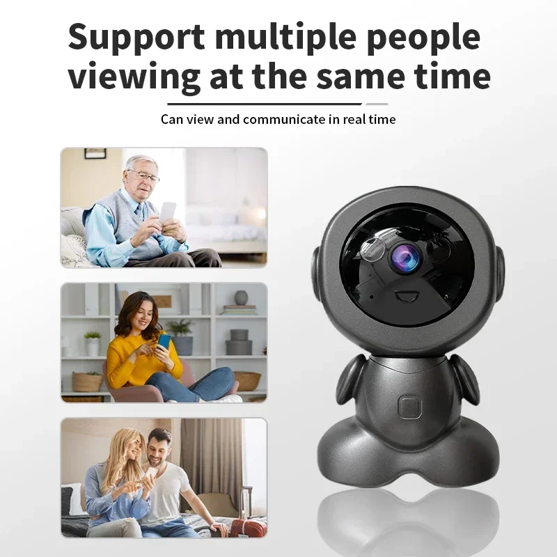 8MP HD Smart robot WiFi IP Camera Indoor Video Surveillance Camera Supports Two-way Audio Color Night Vision Wireless PTZ Cam